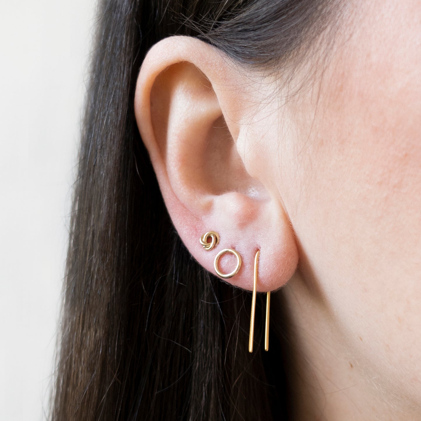 Gold Knot Earrings