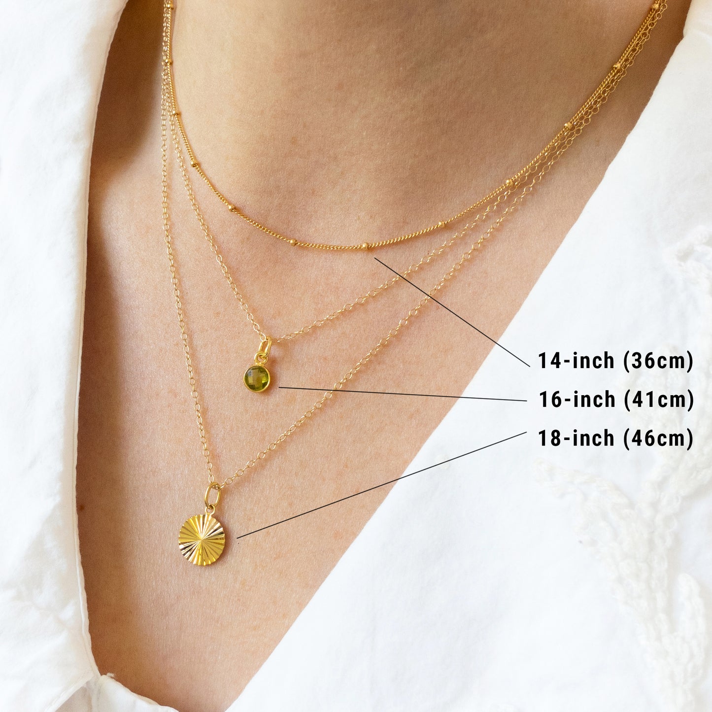 Gold Satellite Necklace