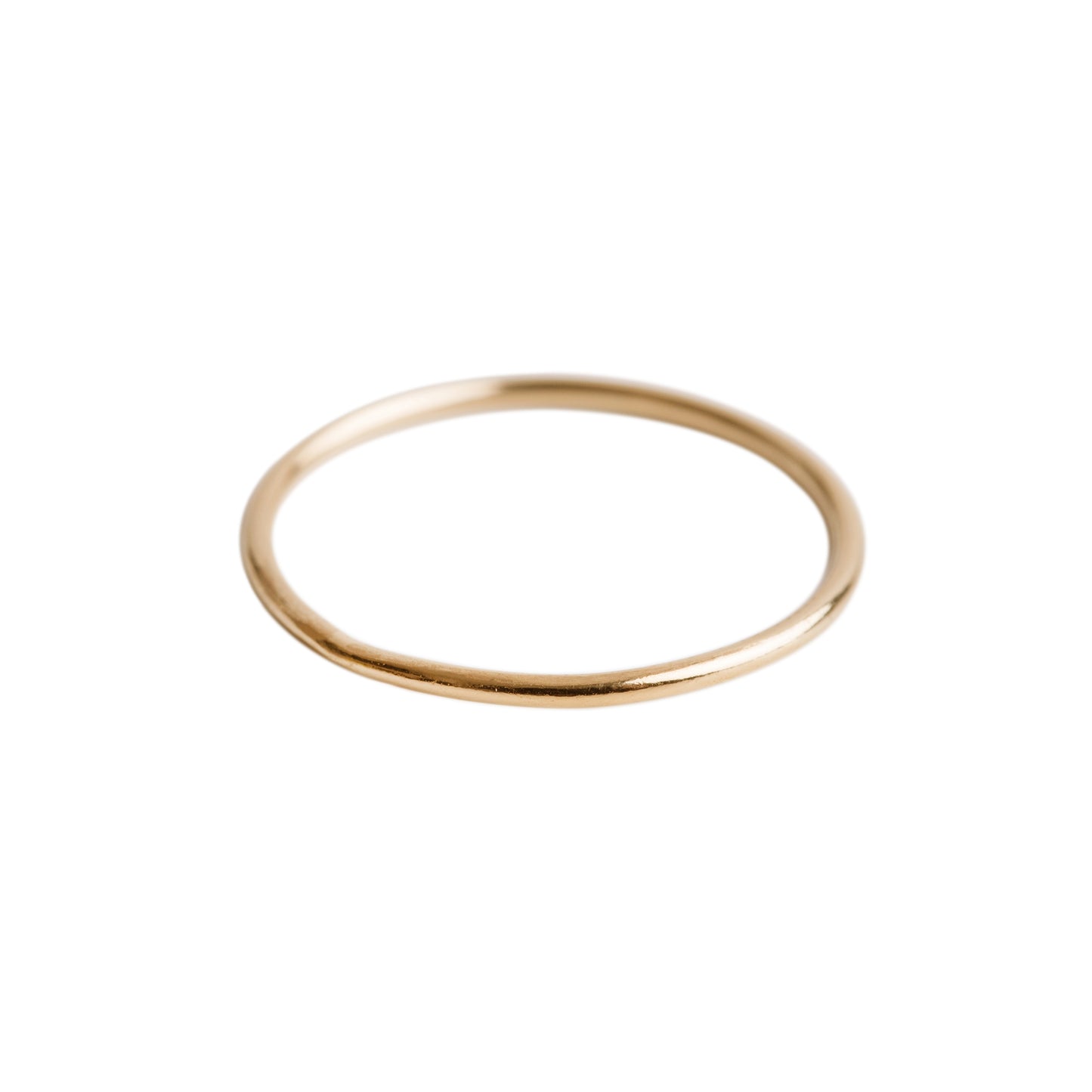 Minimal Gold Stacking Ring