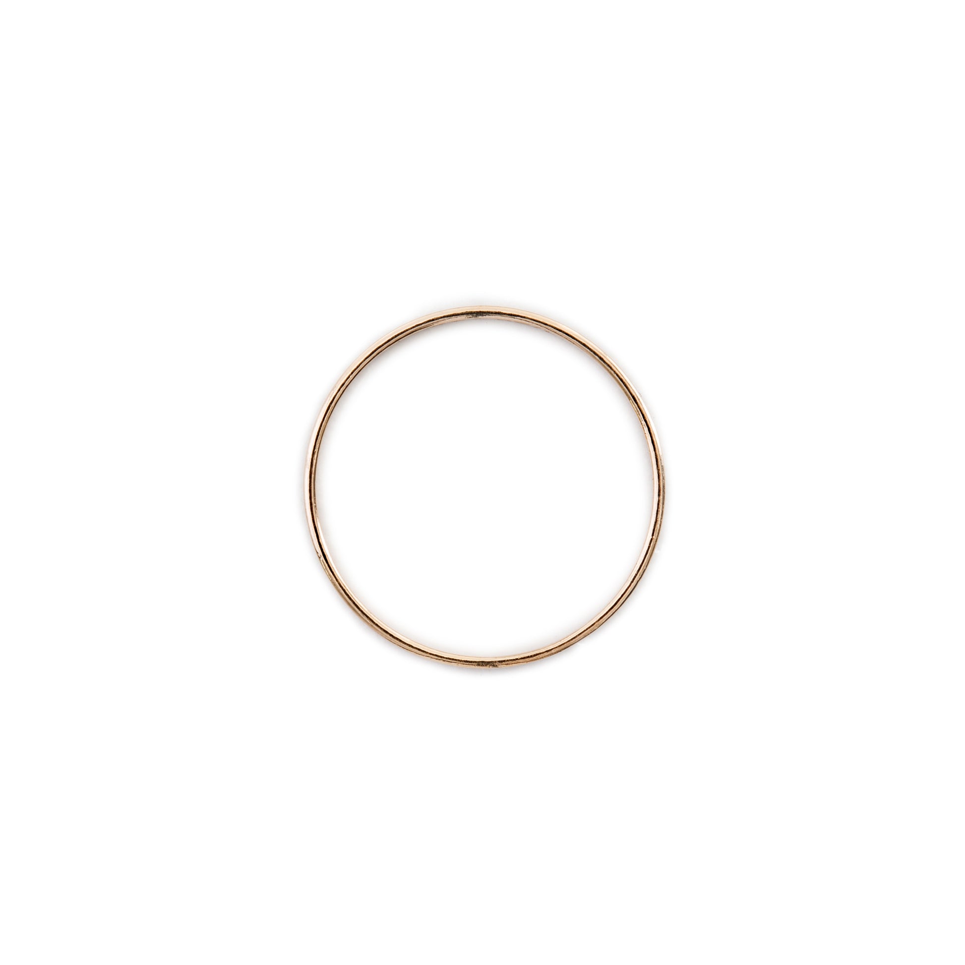 Minimal Simple Unisex Band Ring Gold