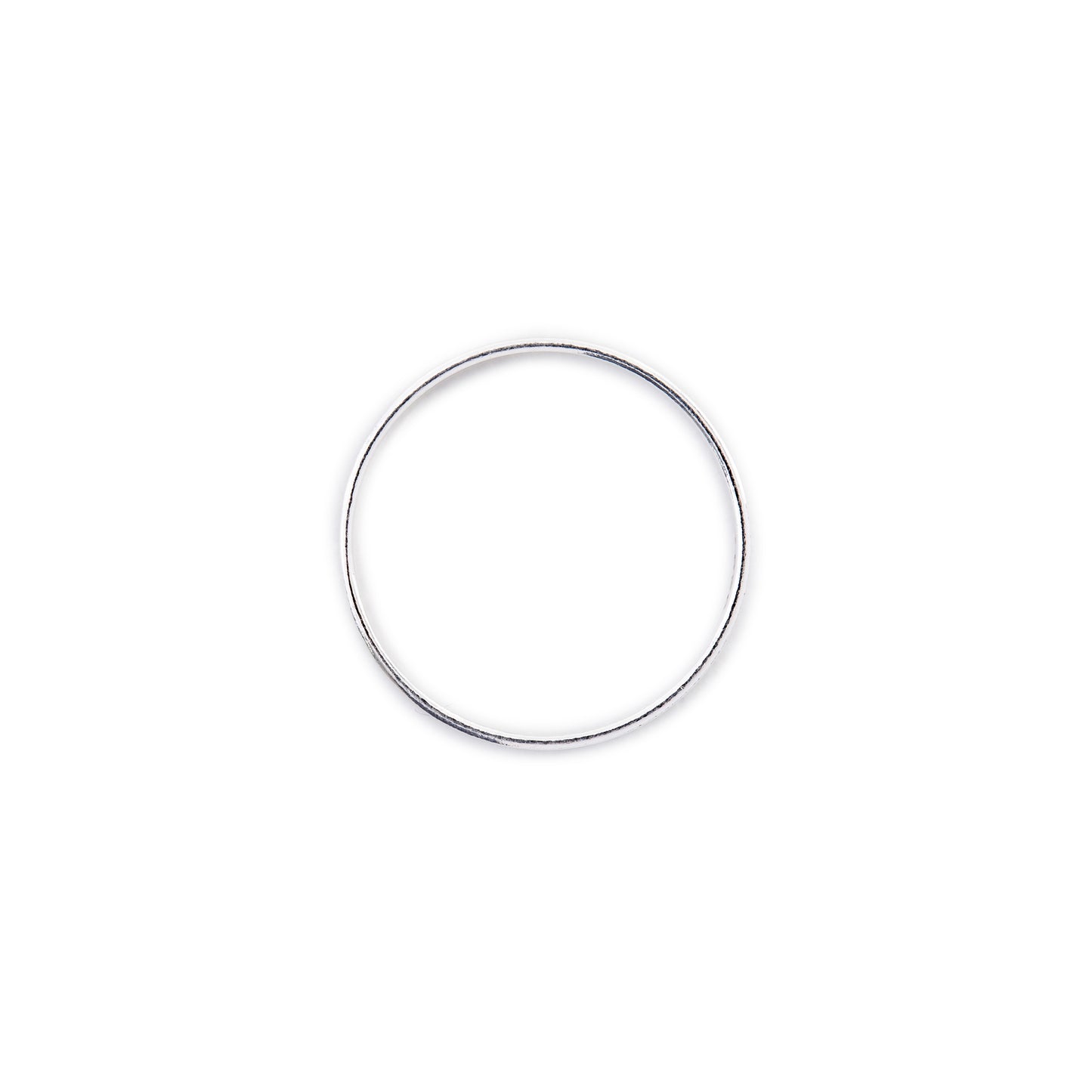 Minimal Silver Unisex Band Ring