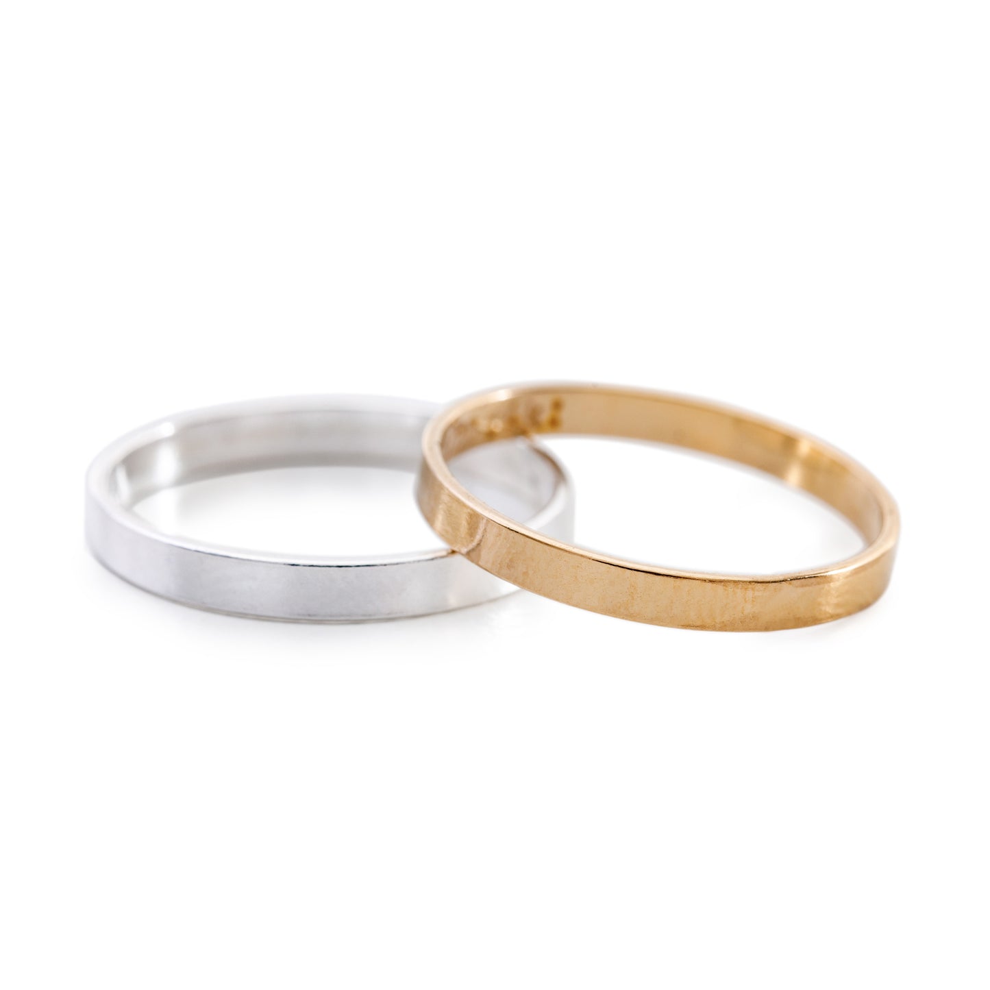 Minimal Simple Unisex Band Rings