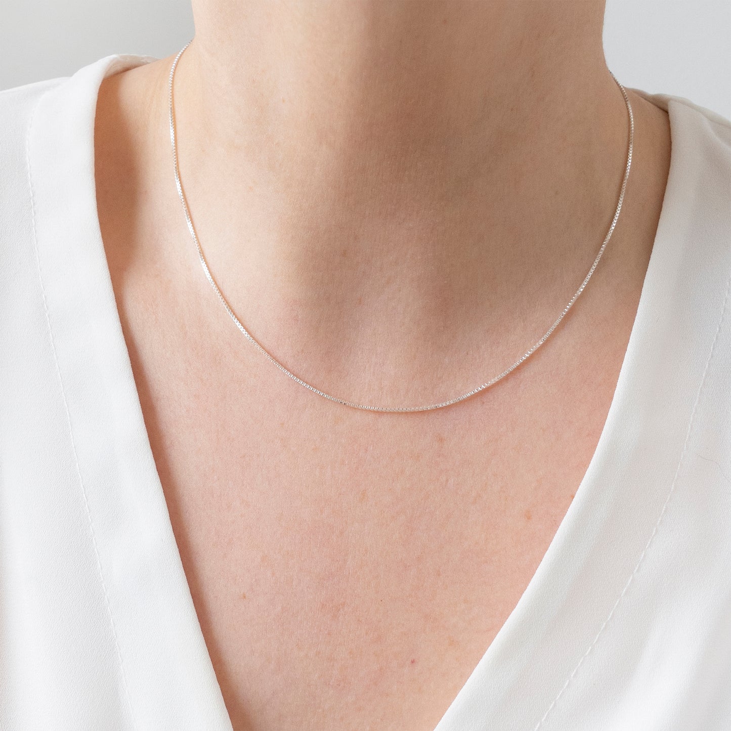 Box Chain Layering Necklace