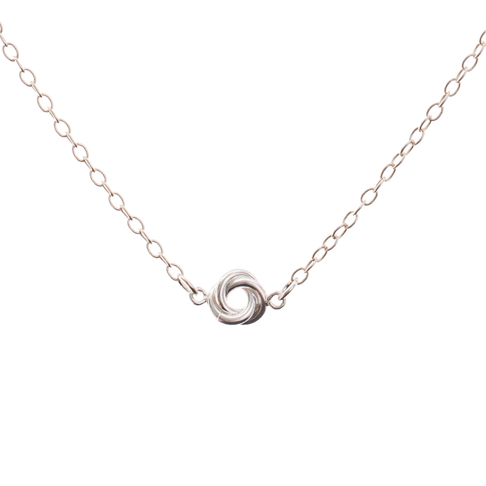 Silver Knot Necklace