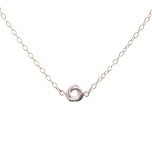 Silver Knot Necklace