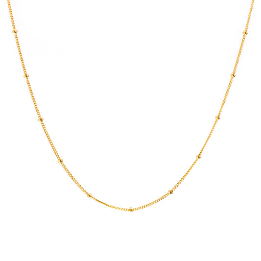 Minimal Satellite Chain Necklace