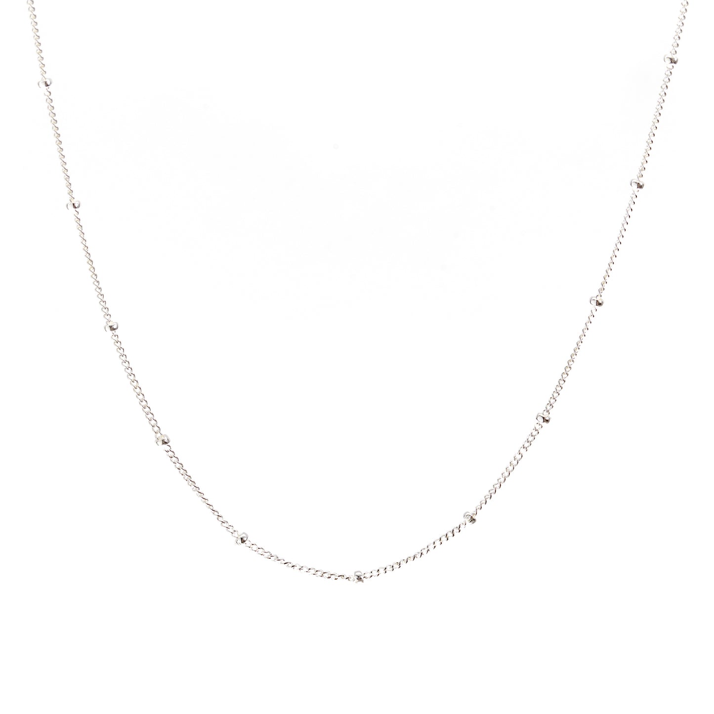 Minimal Satellite Chain Necklace