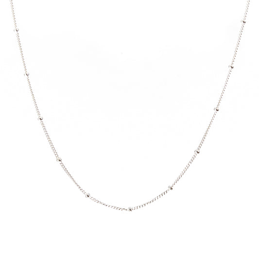 Minimal Satellite Chain Necklace