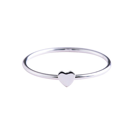 Minimal Heart Ring