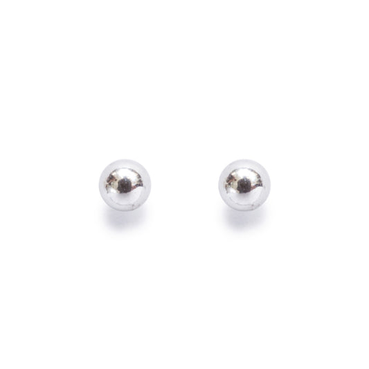 Minimal Silver Stud Earrings