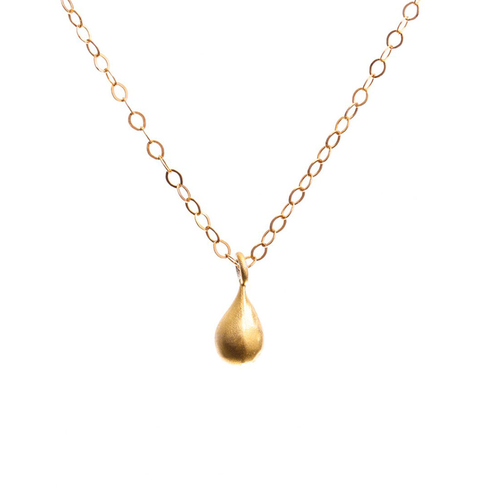 Gold Teardrop Necklace