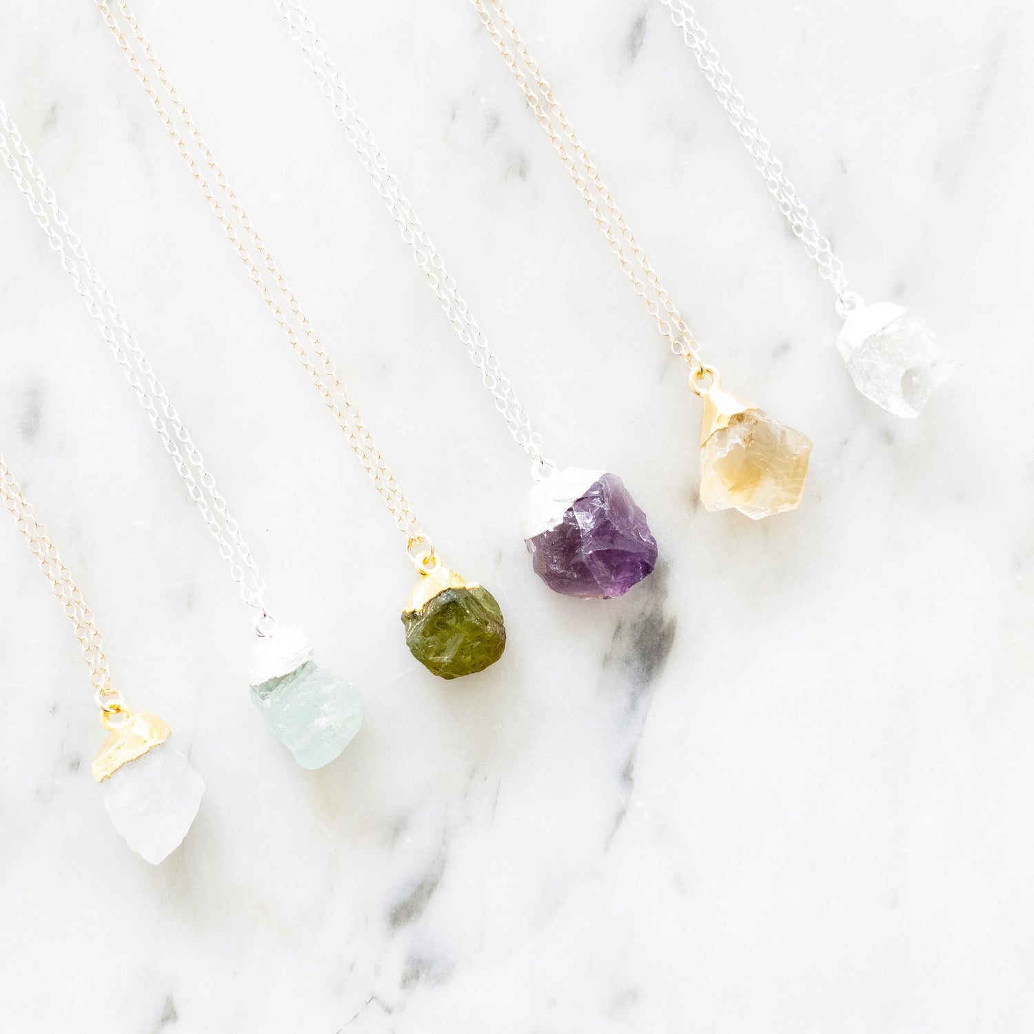 Raw Crystal Jewellery