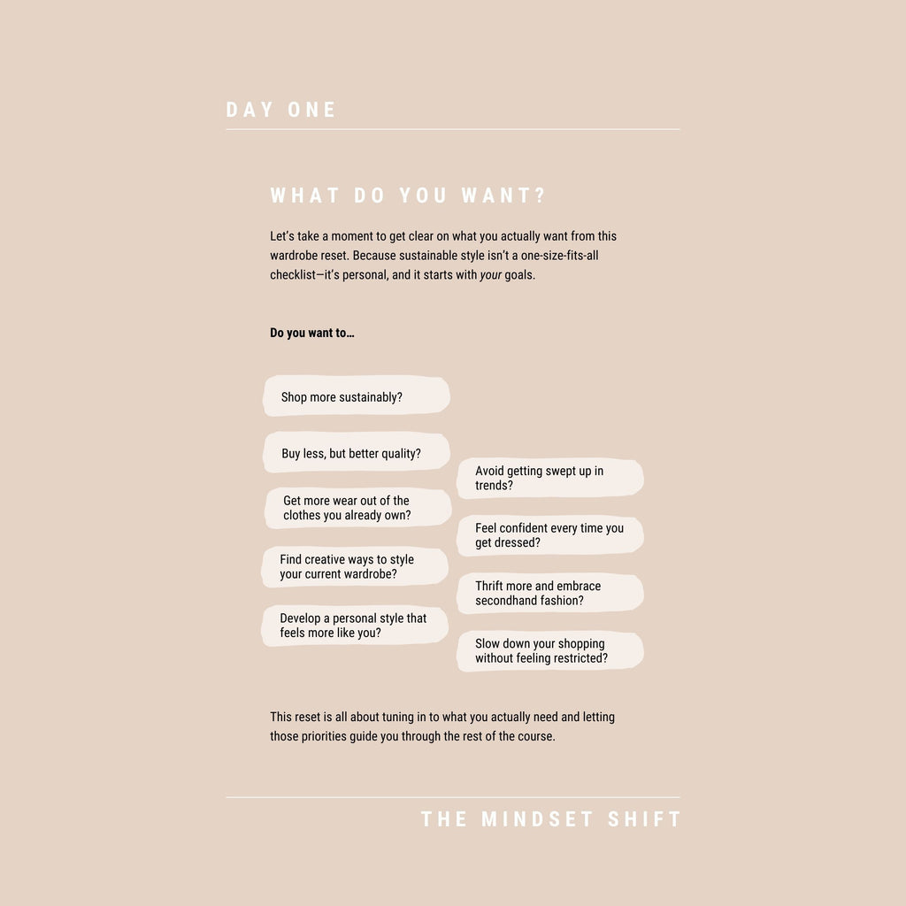 Text-based questionnaire on a beige background with text prompts and options.