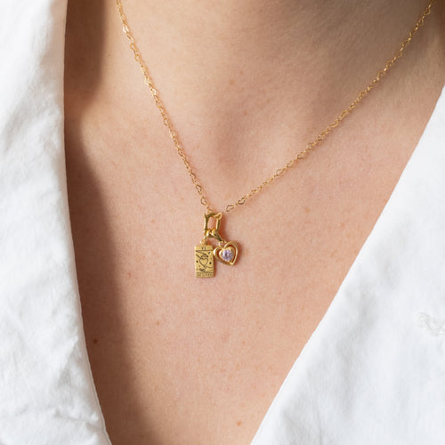 Gold Charm Clip