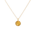 Gold Daisy Flower Necklace