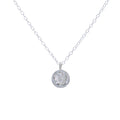 Silver Daisy Flower Necklace