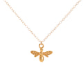 Gold Bee Necklace