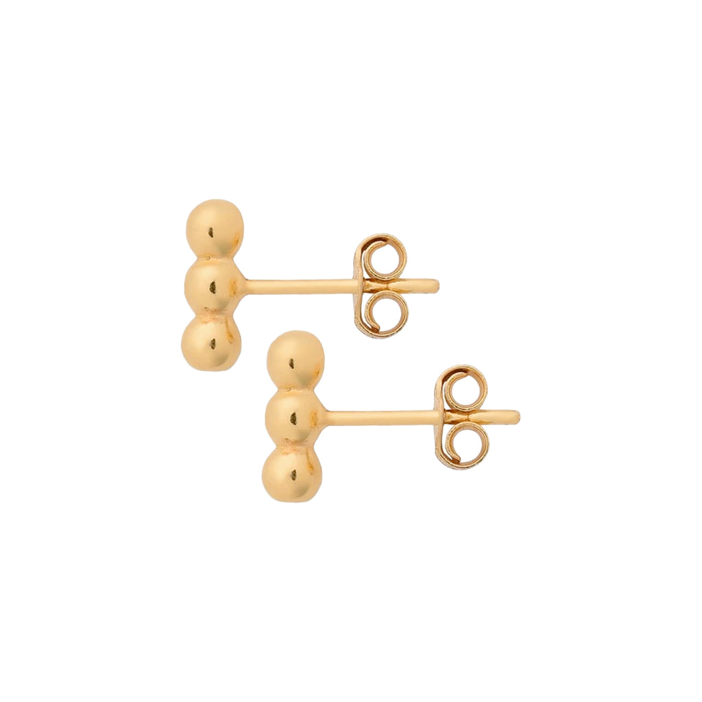 Gold Bubble Earrings