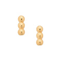 Gold Bubble Earrings