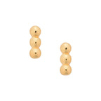 Gold Bubble Earrings