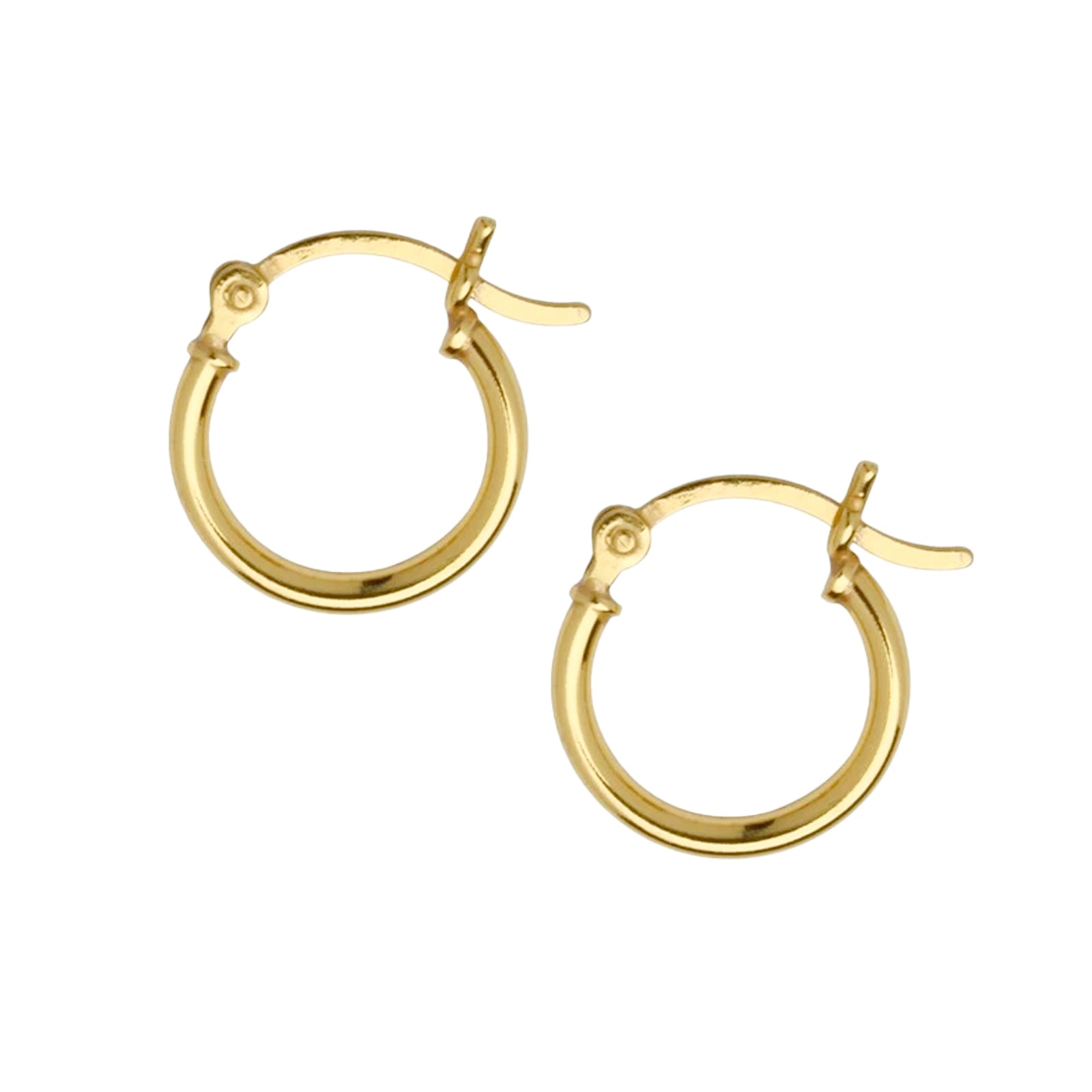 Gold Hinged Hoops