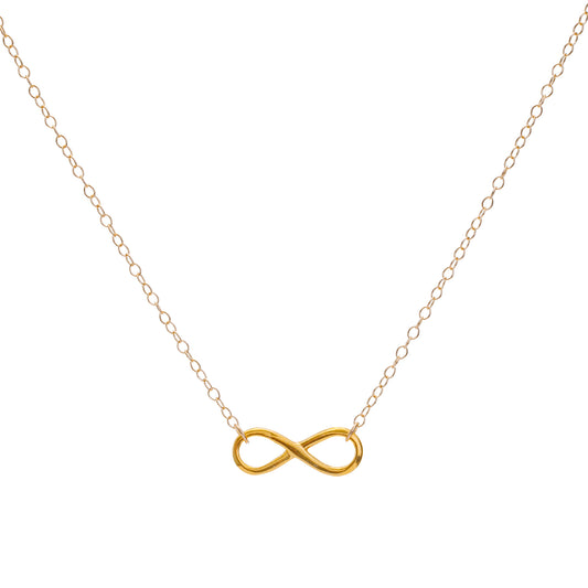 Gold Infinity Loop Necklace