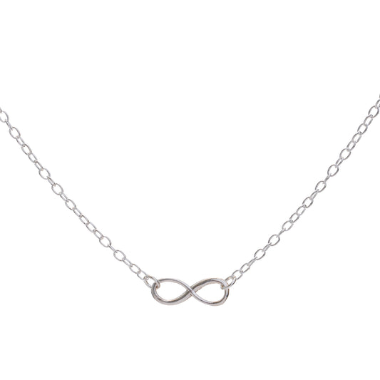 Silver Infinity Loop Necklace
