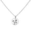 Silver Daffodil March Birth Flower Necklace