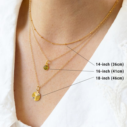 Gold Satellite Necklace