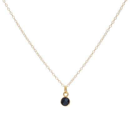 Gold Onyx Necklace