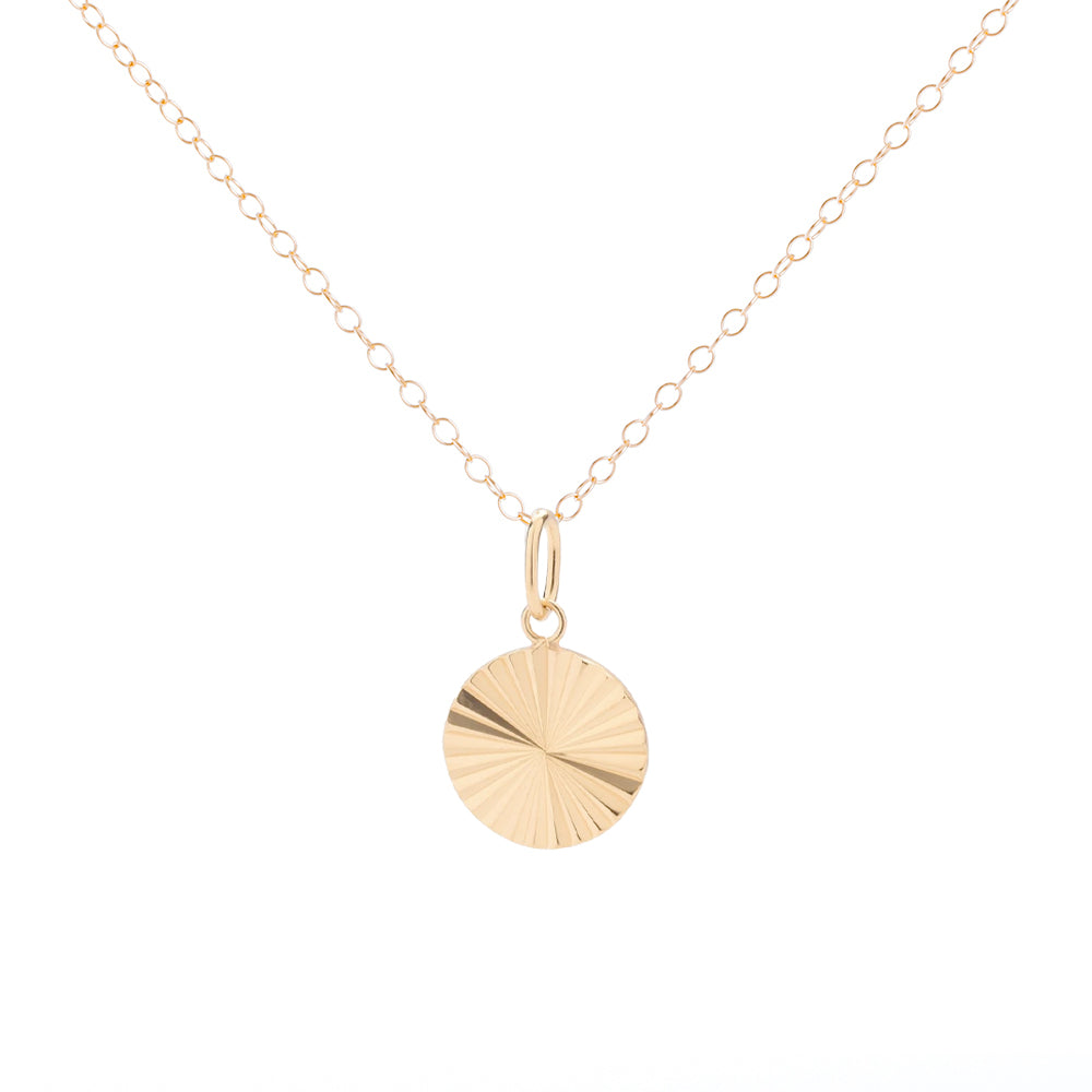 Gold Sunburst Necklace