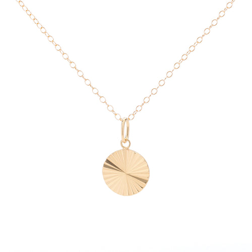 Gold Sunburst Necklace
