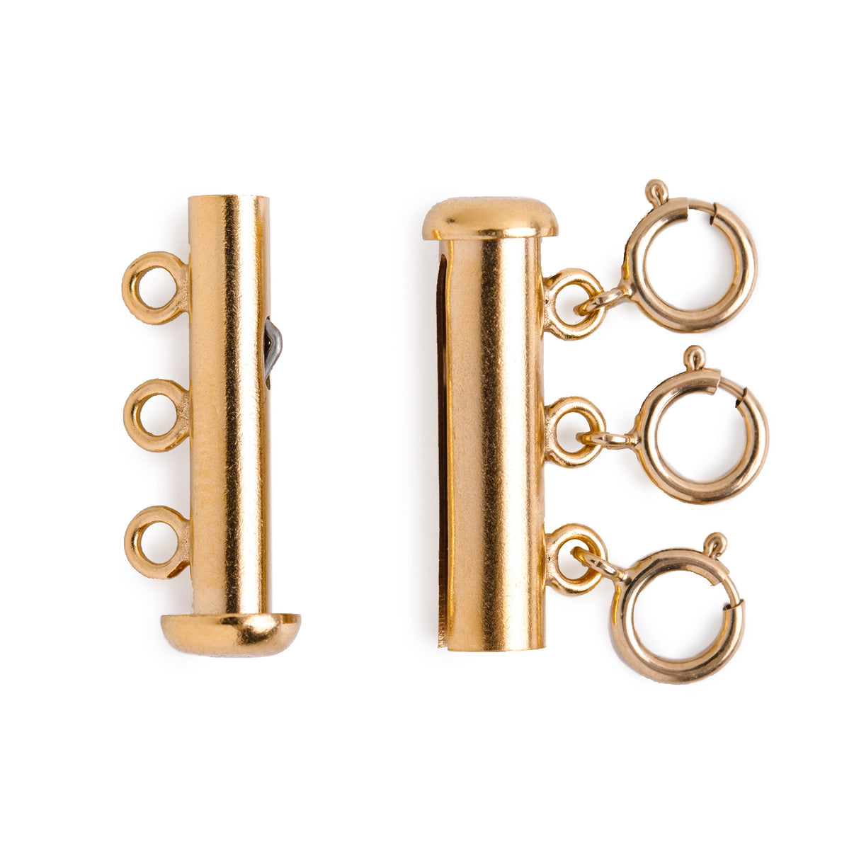 Gold Necklace Layering Detangler Clasp Sustainable minimal jewellery