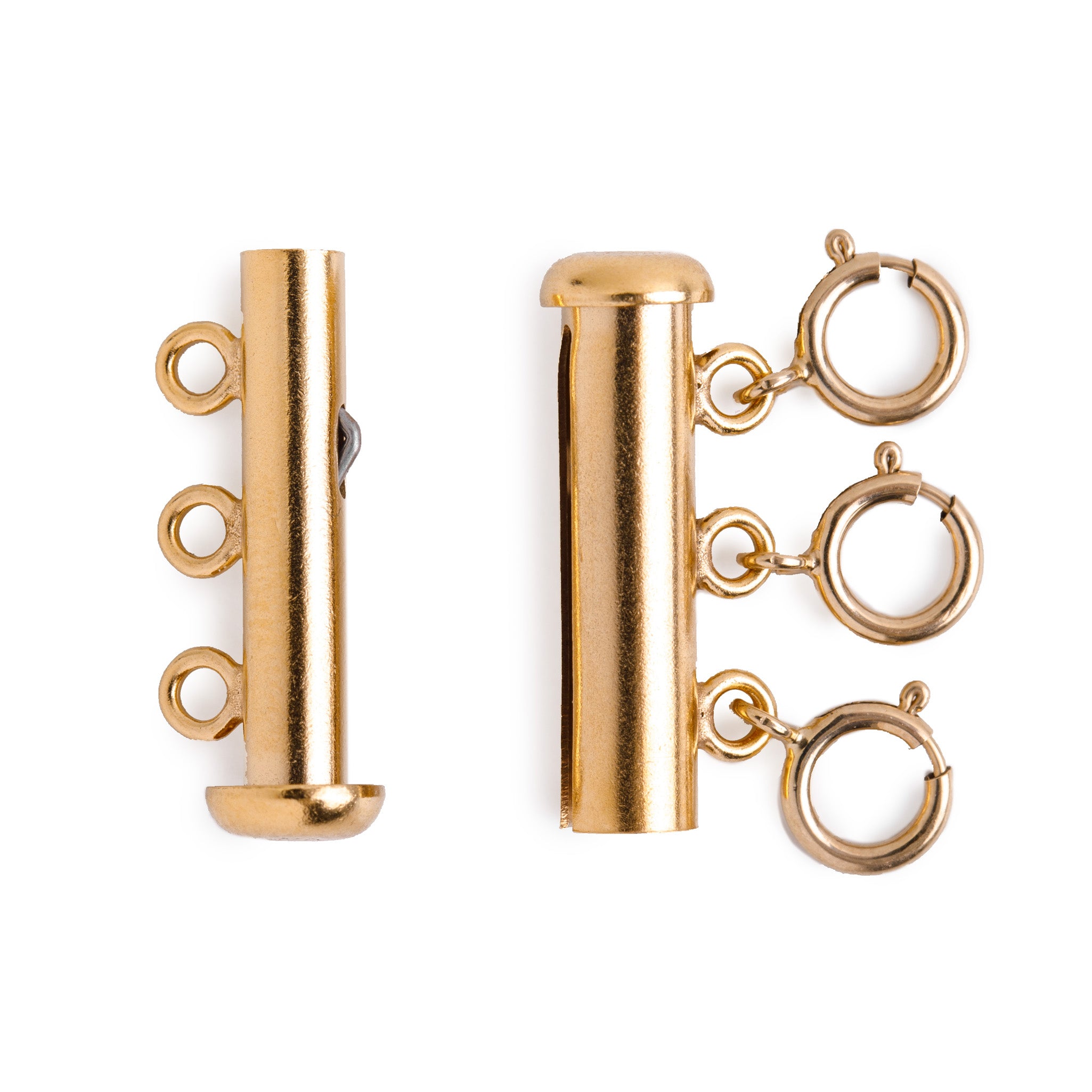 Gold Multi Clasp Necklace Detangler