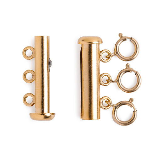 Gold Multi Clasp Necklace Detangler