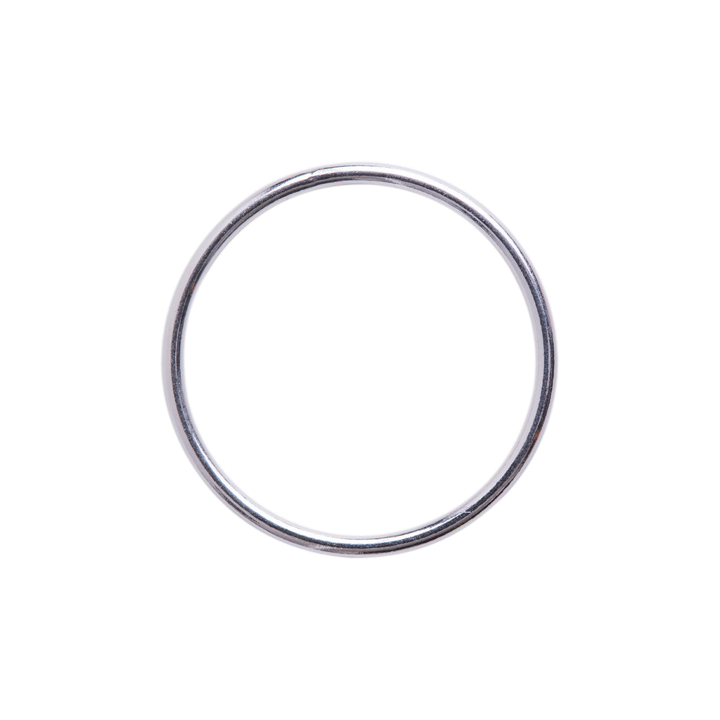 Minimal Silver Stacking Ring