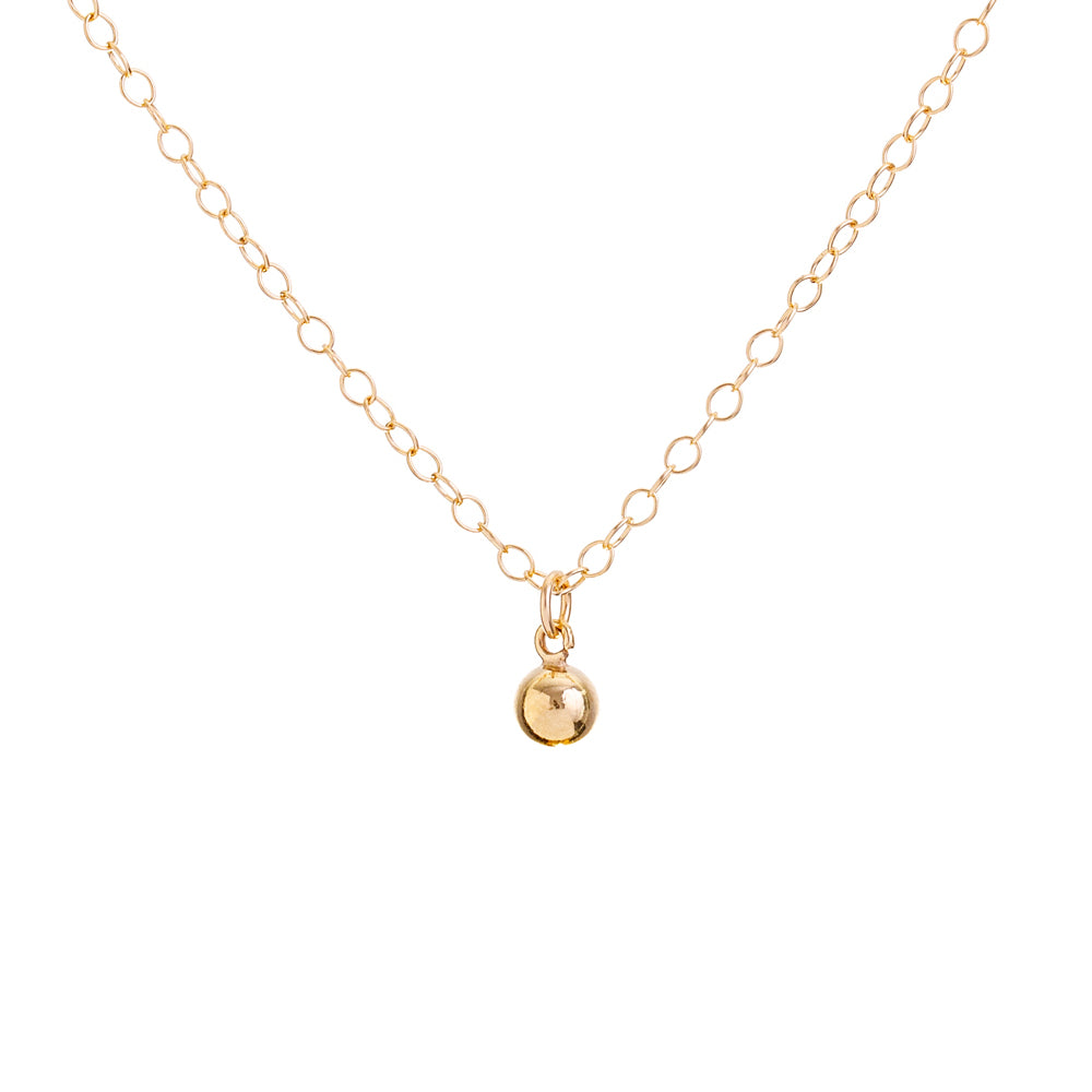 Gold Ball Necklace