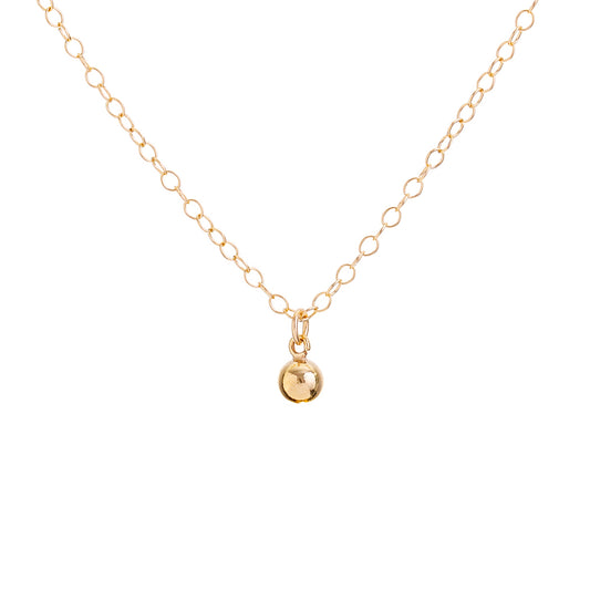 Gold Ball Necklace