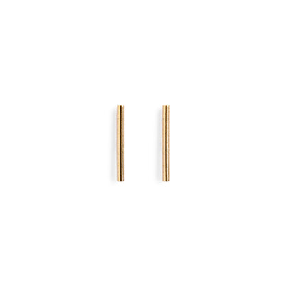 Minimal Gold Bar Stud Earrings