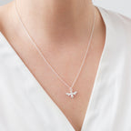 Silver Bee Necklace