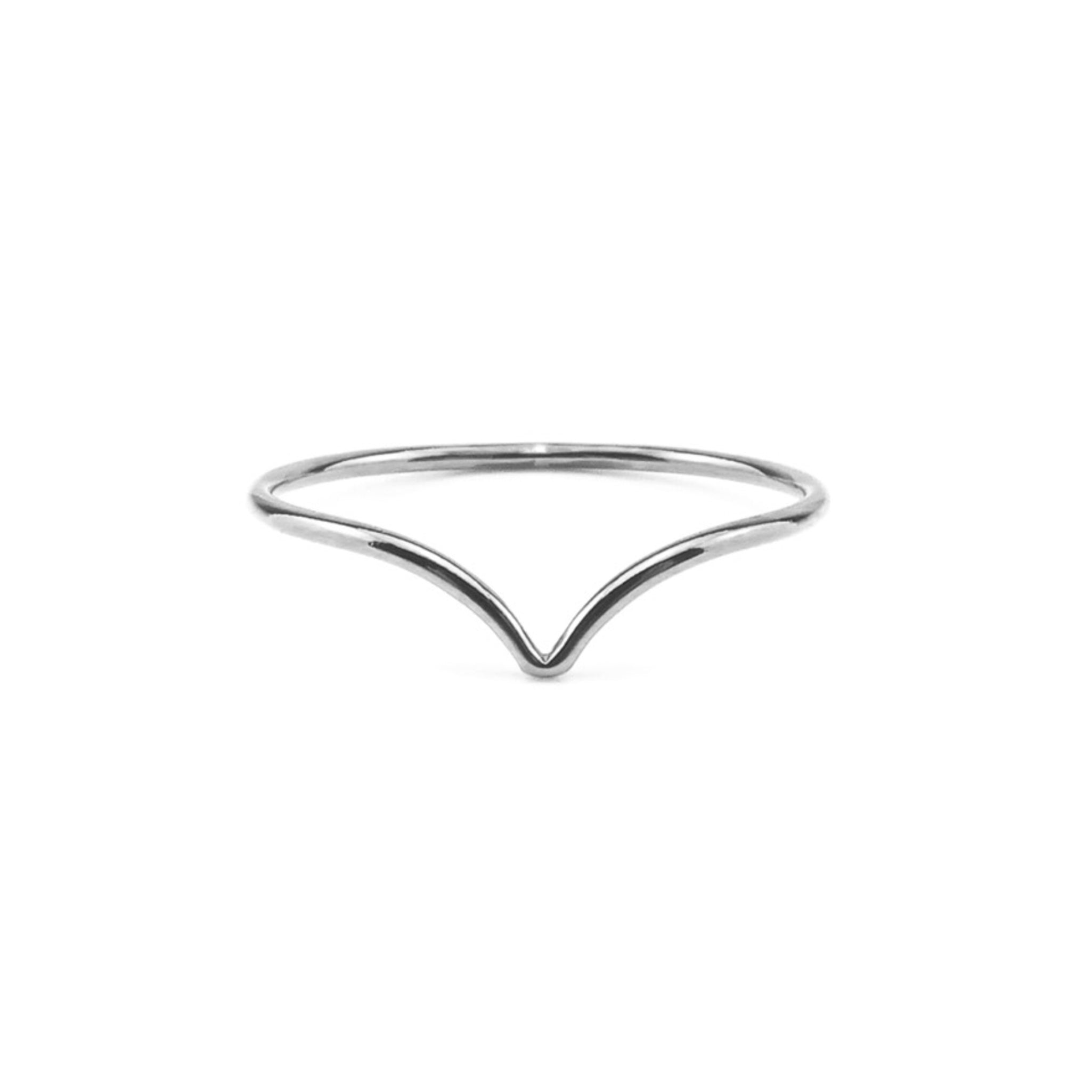Silver Chevron Stacking Ring | Affordable Ethical Jewellery – Oh My ...