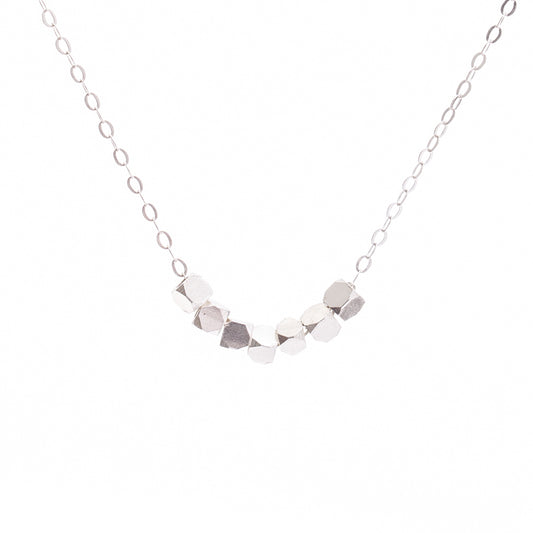 Silver Cubes Necklace