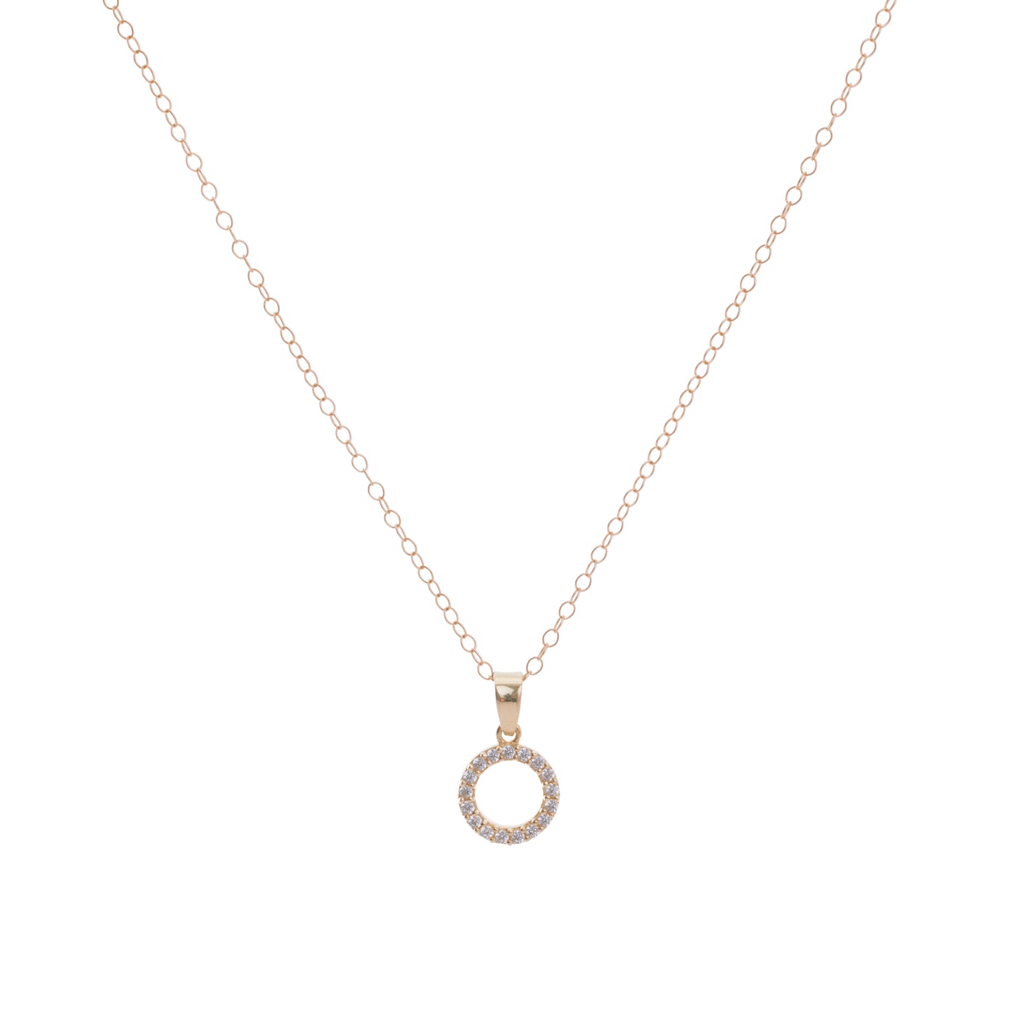 Sustainable Diamond Circle Necklace