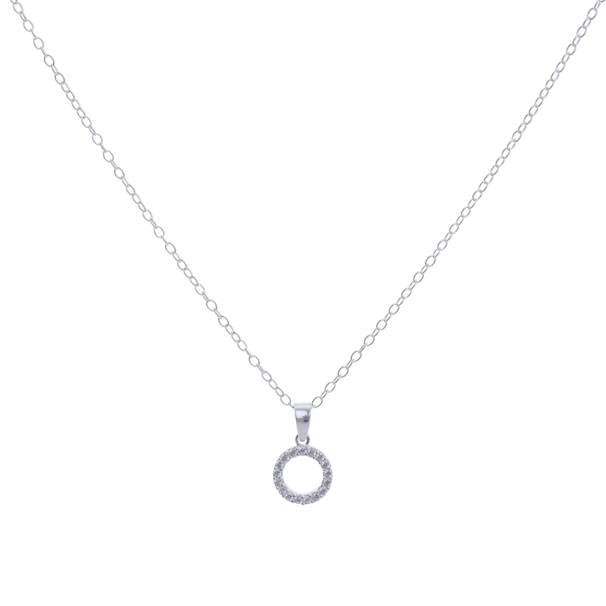 Sustainable Diamond Circle Necklace