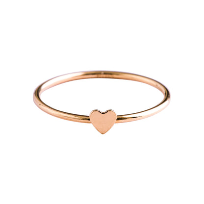 Minimal Heart Ring