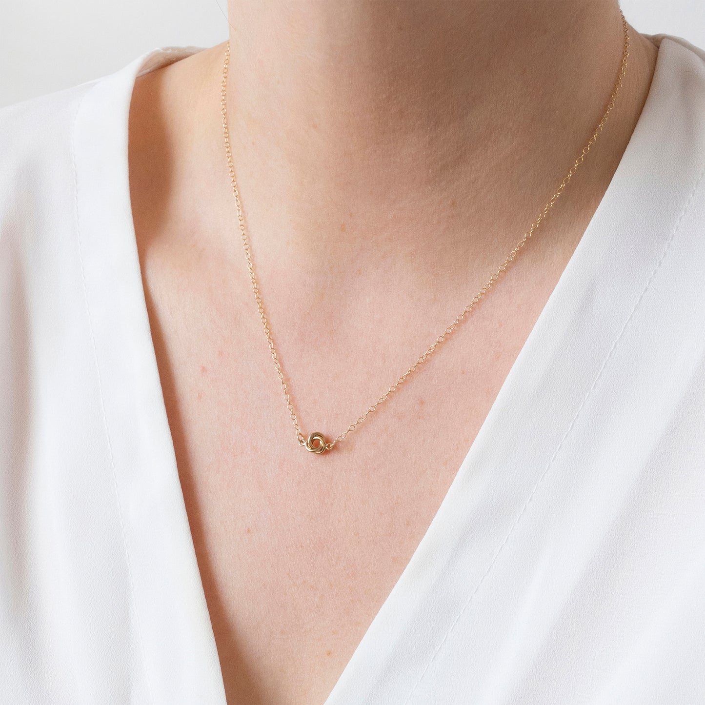 Gold Knot Necklace