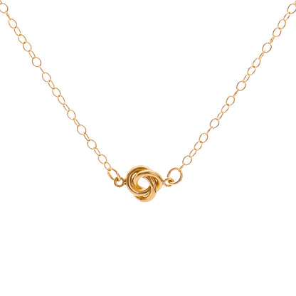 Gold Knot Necklace