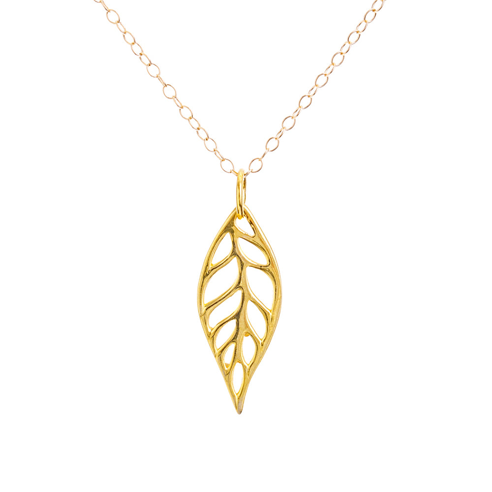 Gold Leaf Necklace