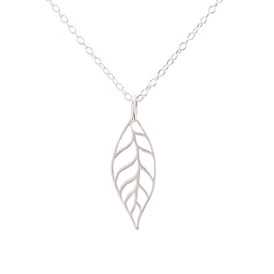 Silver Leaf Necklace