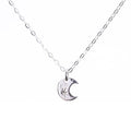 Silver Moon Necklace